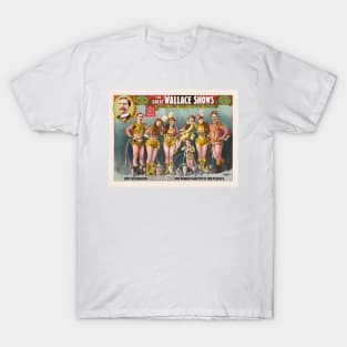 The Great Wallace Shows Vintage Poster 1898 T-Shirt